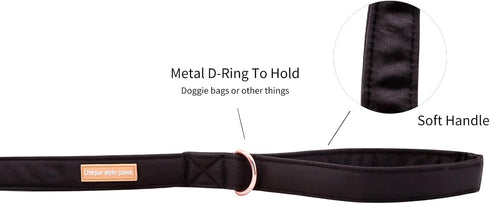 Unique Style Paws Silk Dog Leash, Durable Leashes with Welded D-ring and Comfortable Handle for Dogs