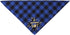 Dog Birthday Party Set, Triangle Bandana Scarf with Birthday Number Hat and Banner for Dog Birthday Supplies (Blue)