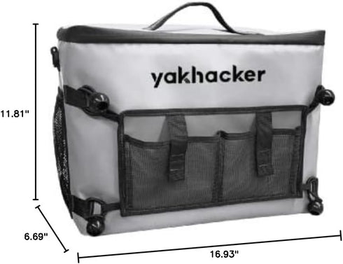 Kayak Cooler, Waterproof Seat Back Cooler for Kayaks, Portable Ice Chest for Travel and Beaches