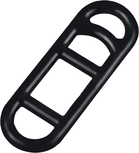 Universal Bike Light Mount, Adjustable Slotted Rubber Straps, 2 Pack