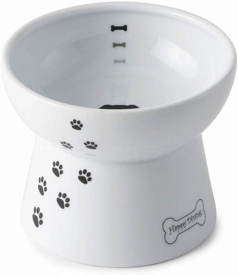 Necoichi Elevated Dog Food Bowl, Non-slip for Small Dogs, Dishwasher and Microwave Safe, Japan's No.1 Seller (Dog, Food