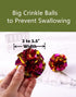 Mylar Crinkle Balls Cat Toys, Interactive Crinkle Cat Toy Balls, 2 Inch, 24 Pack