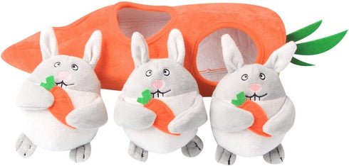 IFOYO Plush Squeak Dog Toys, Stuffed Dog Plush Toy Easter Gift for Medium Small Dogs, Interactive Durable Squeak Toy,