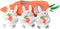 IFOYO Plush Squeak Dog Toys, Stuffed Dog Plush Toy Easter Gift for Medium Small Dogs, Interactive Durable Squeak Toy,
