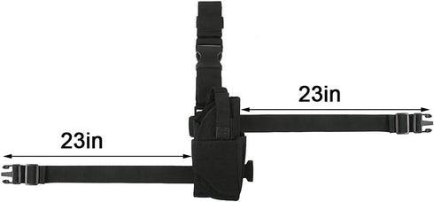 Right Handed Tactical Drop Leg Holster, Pistol Gun Holster Leg Harness