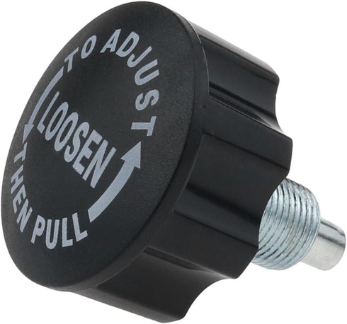 M18 Pop Pull Pin Knob Adjustment, Fitness Equipment Pop Pull Pin Knob for Bicycle Equipment, Black 2PCS
