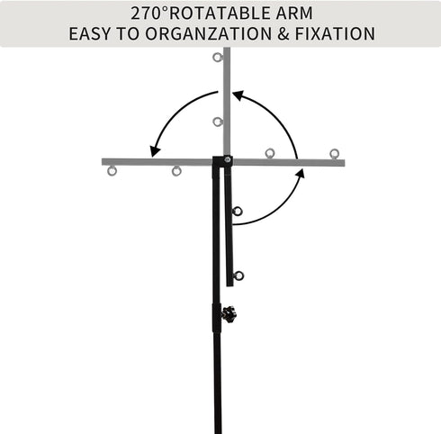 Foldable Pet Dog Grooming Arm with Clamp, Tool Loop Noose & No Sit Haunch Holder for Medium & Small Pets