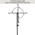 Foldable Pet Dog Grooming Arm with Clamp, Tool Loop Noose & No Sit Haunch Holder for Medium & Small Pets