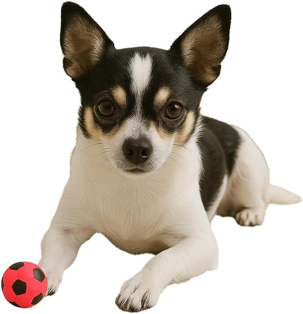 SPOT Latex Soccer Ball Dog Toy 2in, Assorted Colors, Durable 100% Latex with