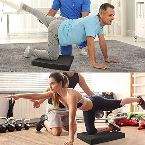 Yes4All Upgraded Size Foam Pad for Exercise, Nonslip Balance Pad for Physical Therapy, Yoga & Stability Training