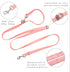 Hands-Free Adjustable Waterproof Dog Leash, 7 FT / 8 FT, Pink, 7 FT