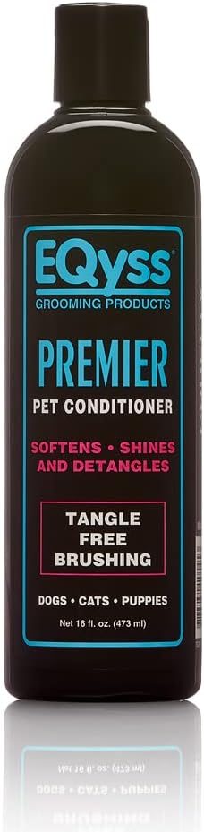 EQyss Premier Pet Conditioner - Softens, Shines, Moisturizes and Detangles - Safe for Dogs, Cats & Puppies, pH