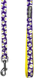 Blueberry Pet 2 Pattern Loving Daisy Prints Dog Leash - Soft Comfortable Handle, 5 ft x 5/8", for Small Dogs