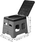 INOOMP Portable Folding Toilet for Car Camping Lightweight and Compact Emergency Potty for Outdoor Travel and Camping