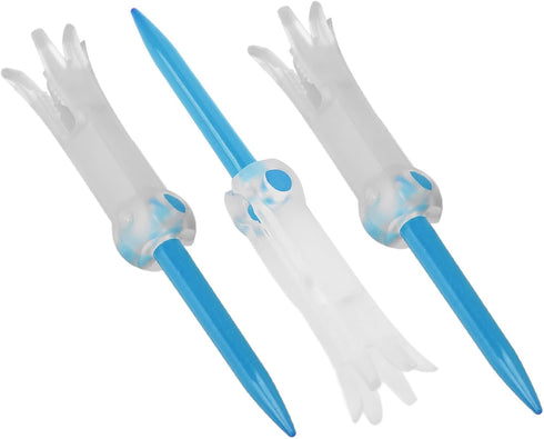 Pilipane Foldable Training Golf Tee, 3.3in Professional Golf Tees, Pack of 3 Anti Flying Accessories