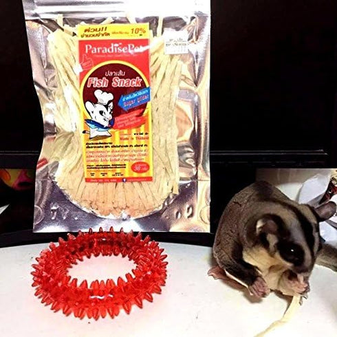 Polar Bear's Pet Shop Family Pack Fish Flavor Snacks for Sugar Glider, Hamster, Chinchillas (120g)