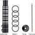 Lixada Bike Stem Riser, Adjustable Handlebar Riser Adapter, Black, Suitable for Mountain Bike, Road Bike, MTB