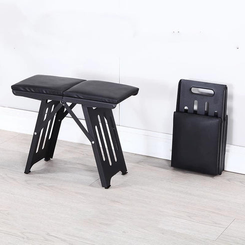 GDCARSL (Black,13.8"x6.1"x11.4",1 Portable Folding Camping Stools with Soft Seat,Folding Camping Stool, Indoor/Outdoor