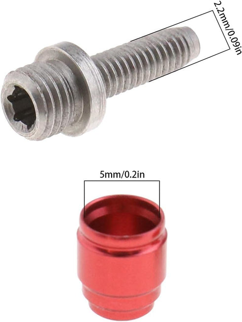 4 Sets SING F LTD of Bicycle Olive Connecting Insert Oil Fitting Kit for Avid Sram Bike Hydraulic Disc StealthamaJig