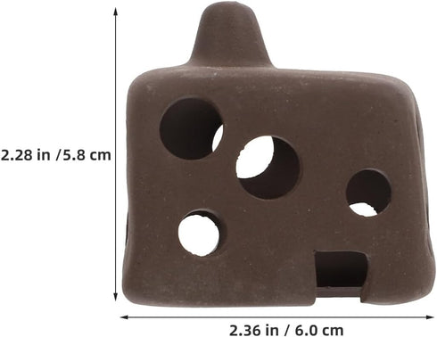 SHINEOFI 3pcs Aquarium Fish and Shrimp Hiding House Ceramic Breeding Cave Fish Tank Shelter Decor for Betta and Cichlid