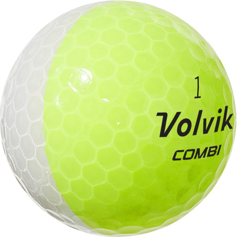 Volvik Crystal Combi Golf Balls - Enhanced Spin & Visibility