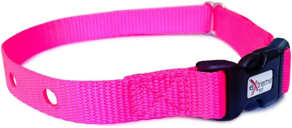 Heavy Duty Nylon Replacement Dog Collar Strap | Compatible with Most Brands of Underground Electric Dog Fences | Hot