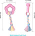 Puppy Toys for Teething Puppies, Plush Squeaky Bunny Dog Toys for Small Dogs, Pink, 4pcs