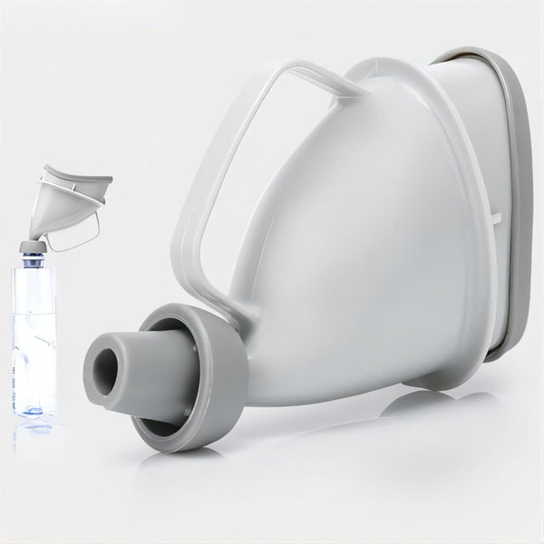 Unisex Travel Emergency Urination Device, Urinal Funnel Pee Cup Stand Up for Outdoor, Camping, with Tube and Handle