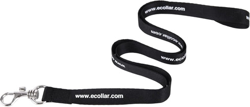 Educator Dog Trainer Nylon Lanyard Lead - For Use with E-Collar Hand Held Transmitter Remotes, Black