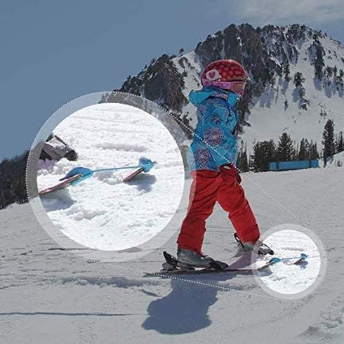 Launch Pad Wedgease Ski Tip Connector - Portable and Durable for Beginners Learning to Ski