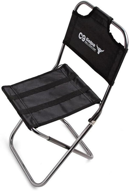 Selpa Nadalan Small Outdoor Portable Mini Oxford Folding Chair Aluminum Backrest Chairs Fishing