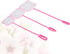POPETPOP 3pcs Aquarium Fish Net, Fishing Nets for Fish Tank Lakes Ponds Saltwater (Pink 4/5/6 Inch)