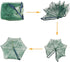 Bayou Trading USA Cage(6 Pack), 8 Octagon Shrimp Holes, Foldable, can Also be Used as Crawfish Trap, Bait Cage.