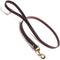 Mendota Pet Leather Snap Leash, Dog Lead, Made in The USA, Chestnut, 3/4 in x 4 ft