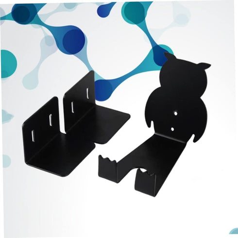 Kisangel Bike Holder 1 Set Cycle Wall Mount Holder, Black Creative Supplies Hanger Hook Storage Bike Rack