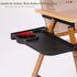 Teninch 2-Piece Folding Chair, Outdoor Storage Tray, Leisure Chair, backrest Tray, Camping Chair, Cup Holder, Folding