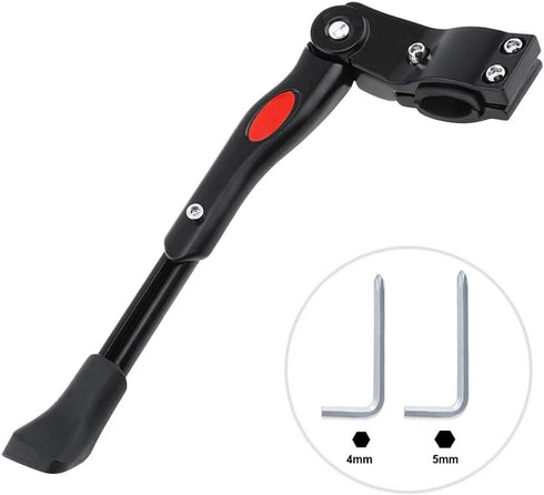 Universal Bike Kickstand Alloy Adjustable Height Rear Side Bicycle Stand Bike Stand for 24"-26" 700C Mountain Bike Road Bike BMX MTB City Bike Kids Bike Sports Bike Adult Bike by IPENNY