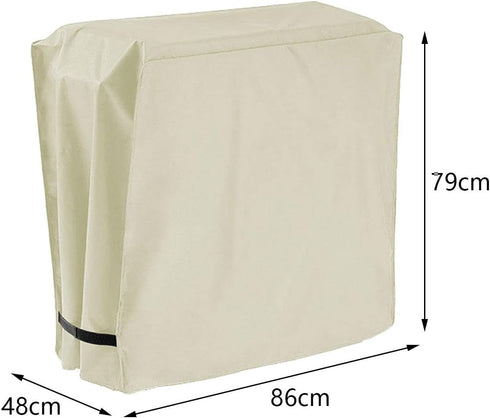 GiaoRosi Outdoor Cooler Cart for Patio Parties - Weatherproof Protection, Khaki