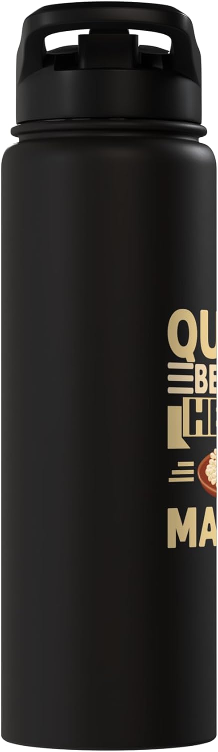 Quinoa Gifts Quinoa Because Health Matters Quinoa Stainless Steel Insulated Water Bottle