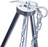 Yahpetes 31.5" Camping Tripod, 3 Sections Aluminum Telescopic Campfire Tripod for Outdoor Cooking