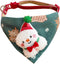 Christmas Dog Bandanas, Adjustable Pet Christmas Triangle Scarf Stylish Breathable Dog Bib