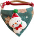 Christmas Dog Bandanas, Adjustable Pet Christmas Triangle Scarf Stylish Breathable Dog Bib
