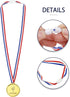 Pllieay Winner Medals - Gold, Silver, and Bronze Medals for Party Decoration and Awards