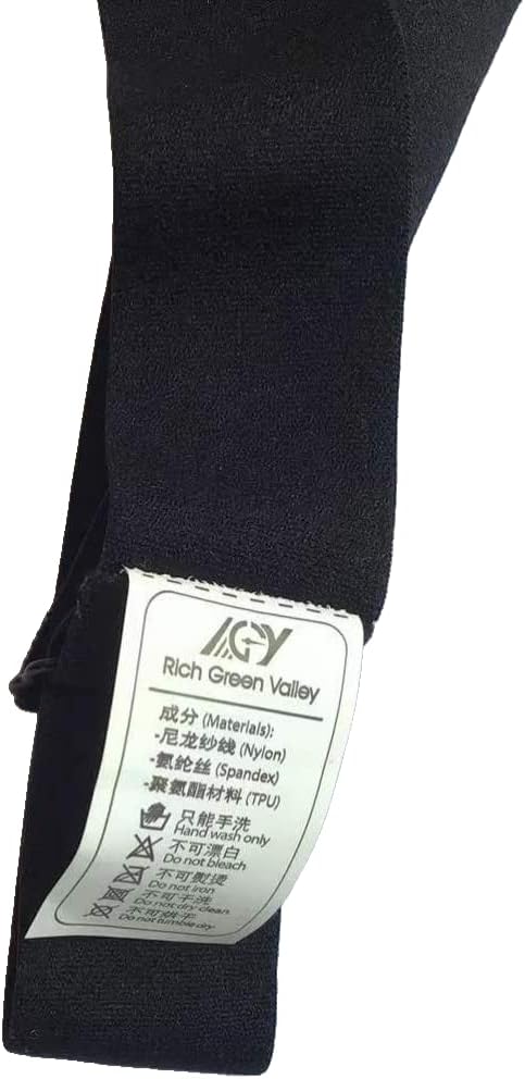 Heart Rate Monitor Chest Strap Replacement Belt for Polar H10 H9 H7 H1 Wahoo Tickr Garmin HRM Black Standard
