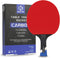 KINGFEEL Professional Ping Pong Paddles-Lightweight Carbon Fiber Table Tennis Rackets with 7-Ply Blade,
