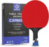 KINGFEEL Professional Ping Pong Paddles-Lightweight Carbon Fiber Table Tennis Rackets with 7-Ply Blade,