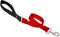 Lupine Traffic Leash, 1" Wide, Red, 2-Foot Long with Padded Handle