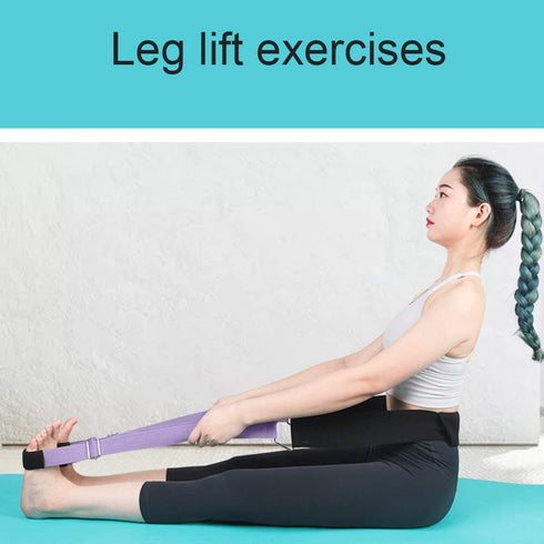 Yoga Stretching Strap, Adjustable Leg Stretcher for Home Gym, Improve Body Flexibility, Backbend Assist Trainer for