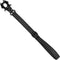 ICEFANG 25 Inch Reflective Nylon Traffic Leash - Heavy Duty Auto Lock Clip for Medium Large Dogs (Black)