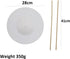 PEHHAH 28cm 350g Large Juggling Plate Heavy & Thick Spinning Plates with Wooden Sticks Professional for Performance